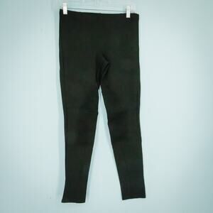 J. McLaughlin Size XS Black Suede Knee Patch Riding Equestrian Legging Pants